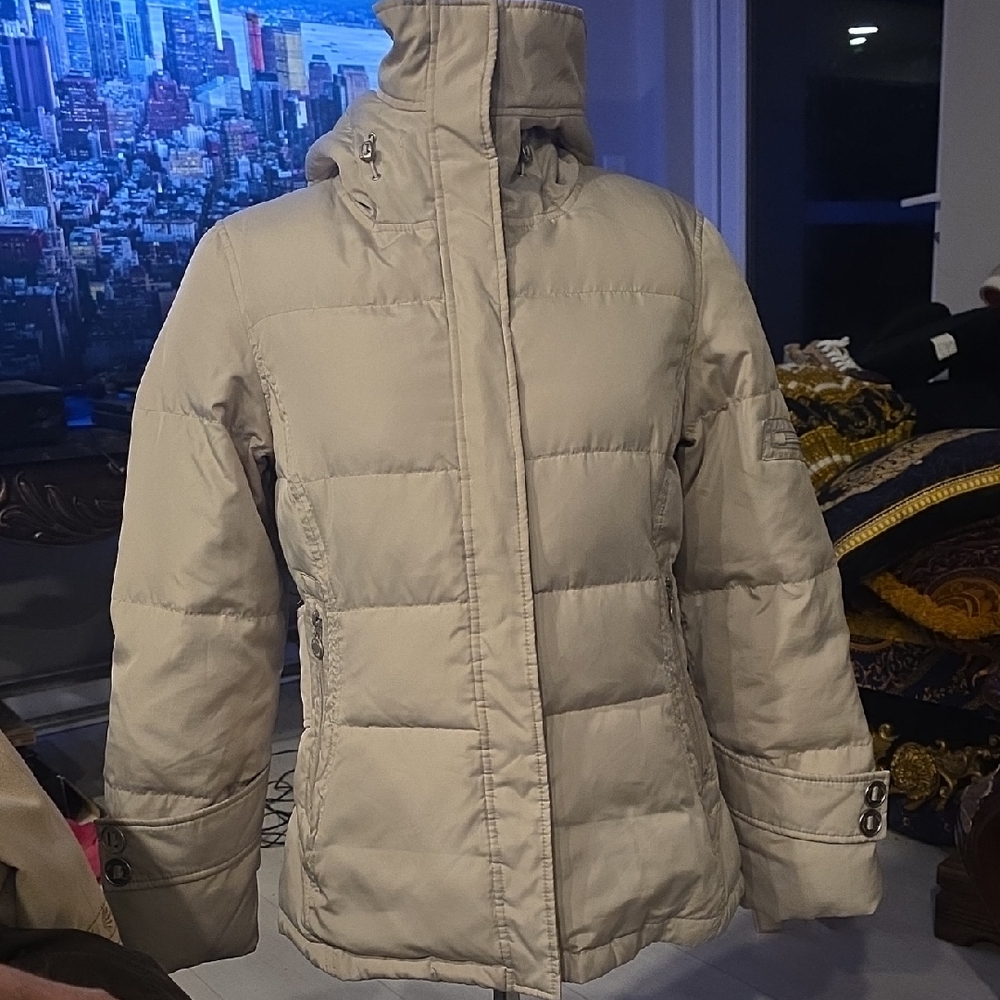 Calvin Klein Grey Puffer Jacket Size M